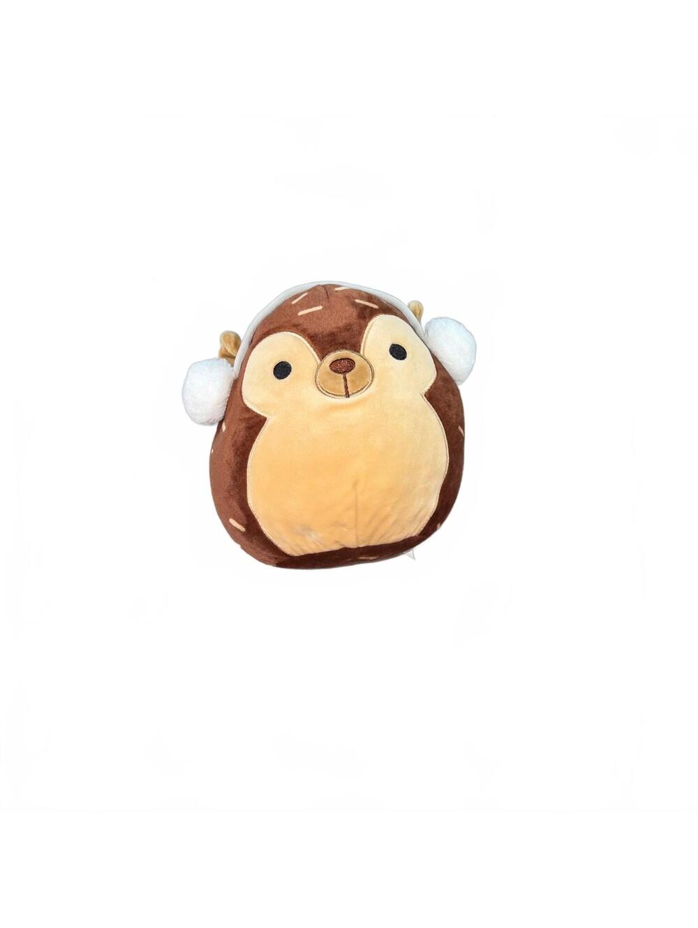 Squishmallows Hans the Hedgehog Winter Edition 8" Plush with Earmuffs